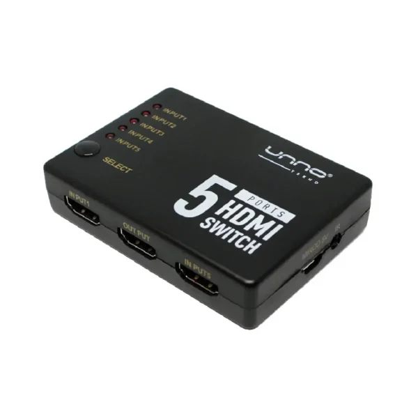 SWITCH HDMI 5 PUERTOS UNNO - Imagen 2