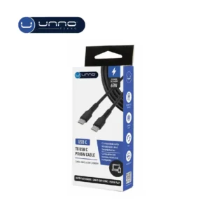 CABLE TIPO C A TIPO CPD65W NEGRO UNNO
