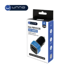 CARGADOR CARRO USB_TIPO C 28W FAST CHARGE UNNO
