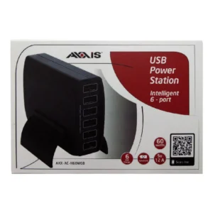 CARGADOR USB 6 PUERTOS 12A 60W AXXIS