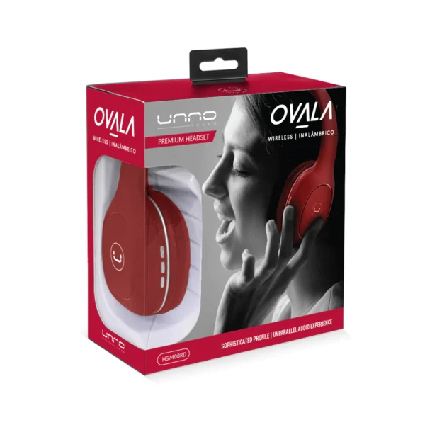 HEADSET BT C_MIC OVALA AZUL UNNO - Imagen 3