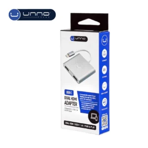 HUB TIPO C A DUAL HDMI UNNO