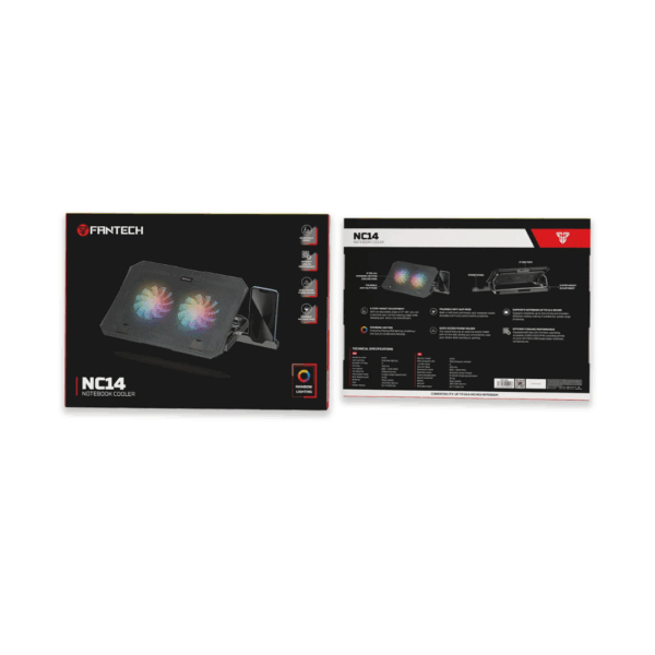 ABANICO FANTECH NOTEBOOK COOLER NC14 - Imagen 3