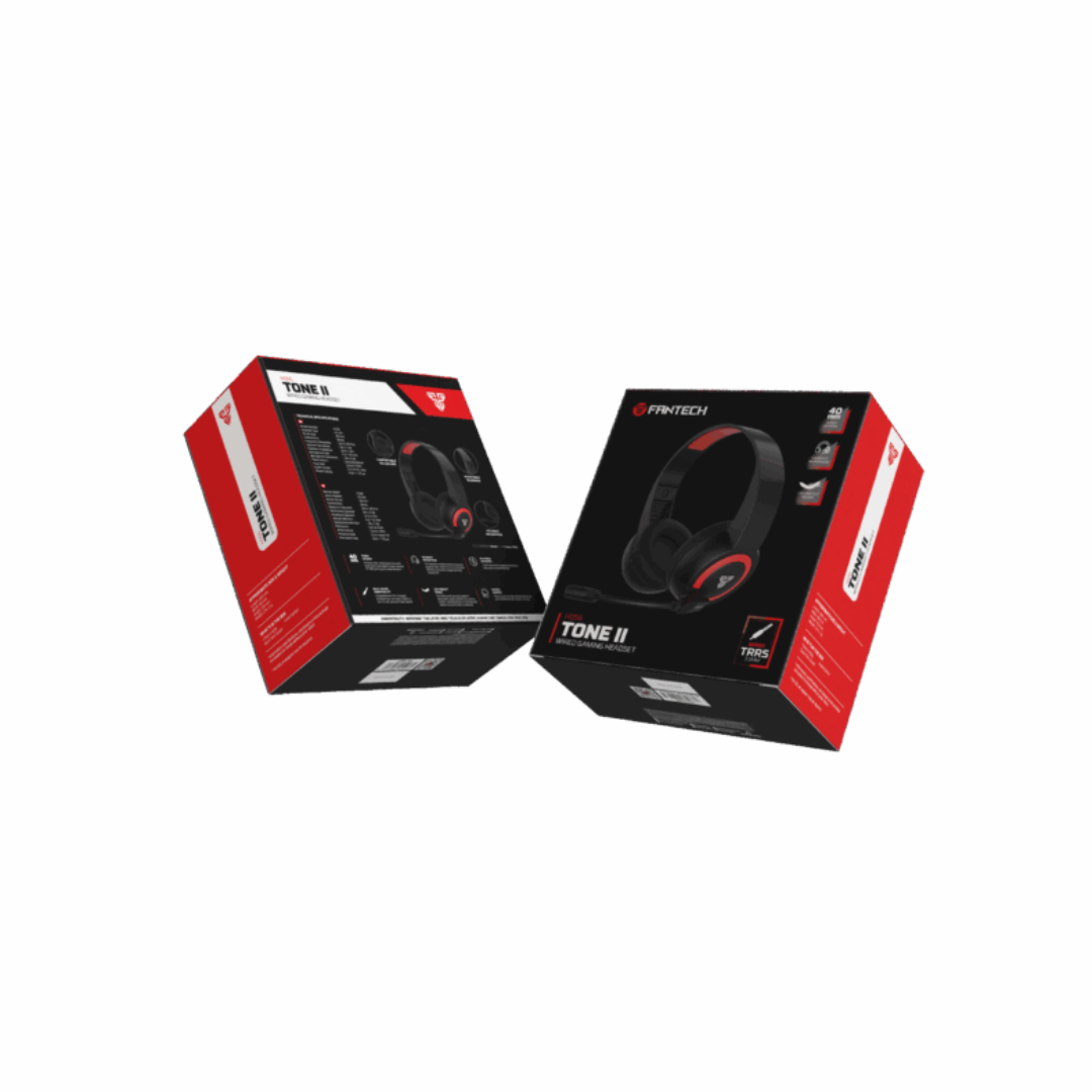 HEADSET FANTECH HQ56 TONE II NEGRO RGB - Imagen 3